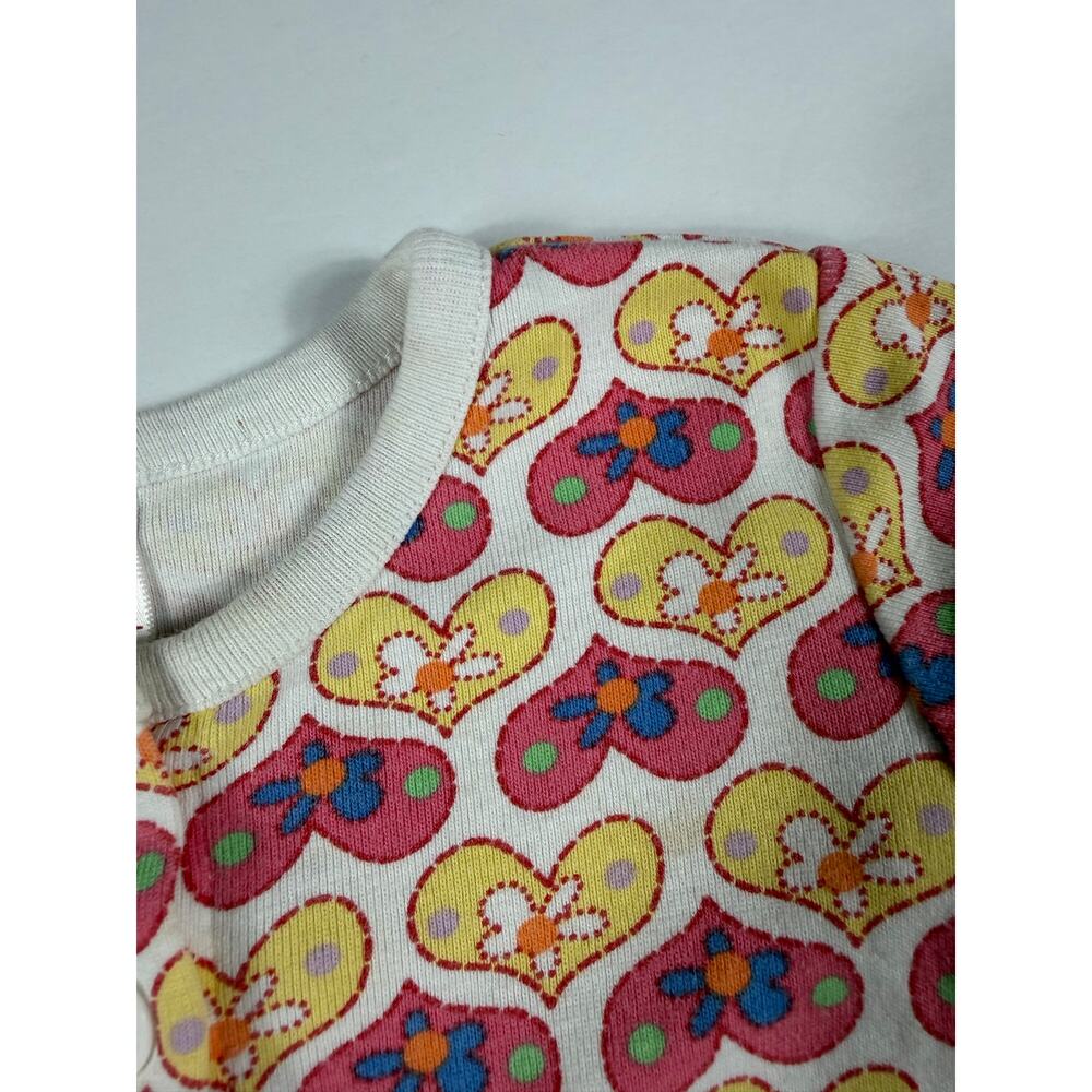 Hanna Andersson Heart Print Dress Bike Shorts Set Size 2 (80cm) - Picture 6 of 15